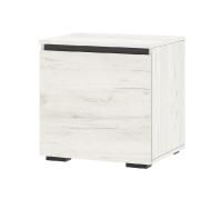 Тумба 500 Крафт белый - Антрацит мал