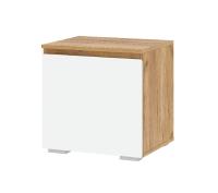 Тумба 500 Дуб Крафт золотой - Белый мал