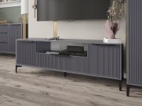 тв тумба 1,65_серый графит_графит софт